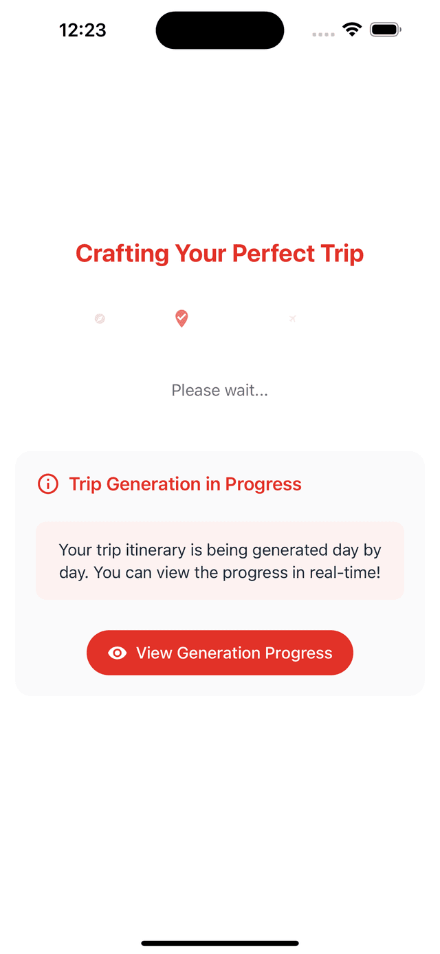 AI-Powered Trip Generation